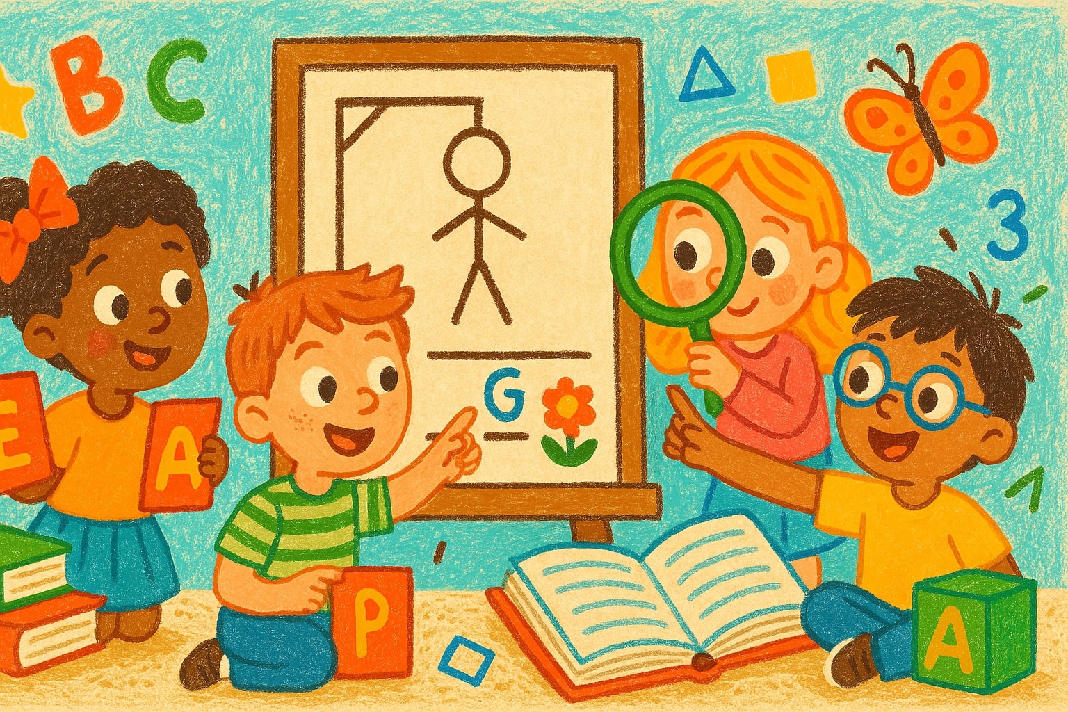 Portada del artículo: 10 juegos de palabras tradicionales que mejoran la lectura