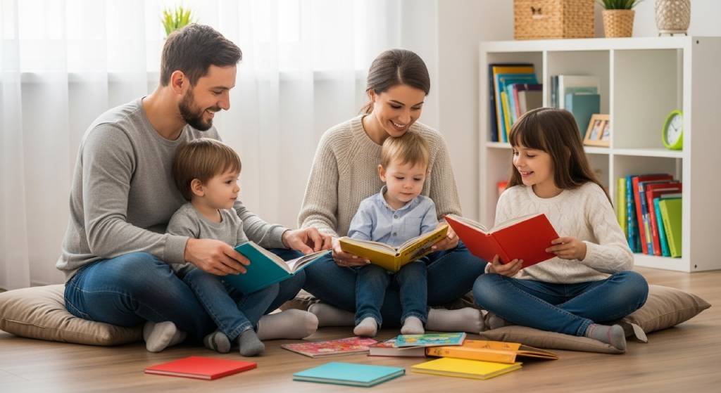 Portada del artículo: Cuentacuentos familiar: cómo crear tradiciones de lectura en casa