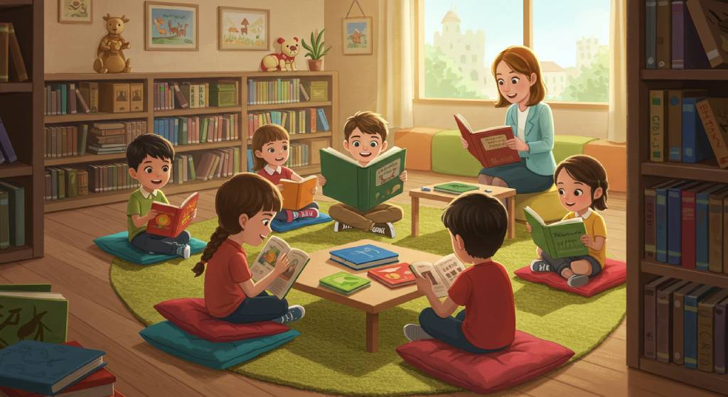 Portada del artículo: El papel de la biblioteca en la formación de pequeños lectores